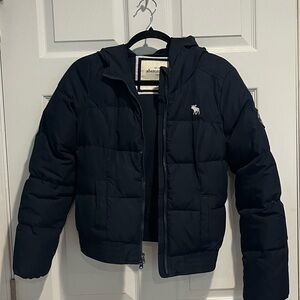 Abercrombie Kids Navy Puffer Jacket